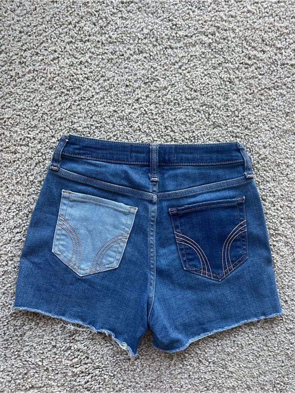 Hollister Denim Patchwork Shorts